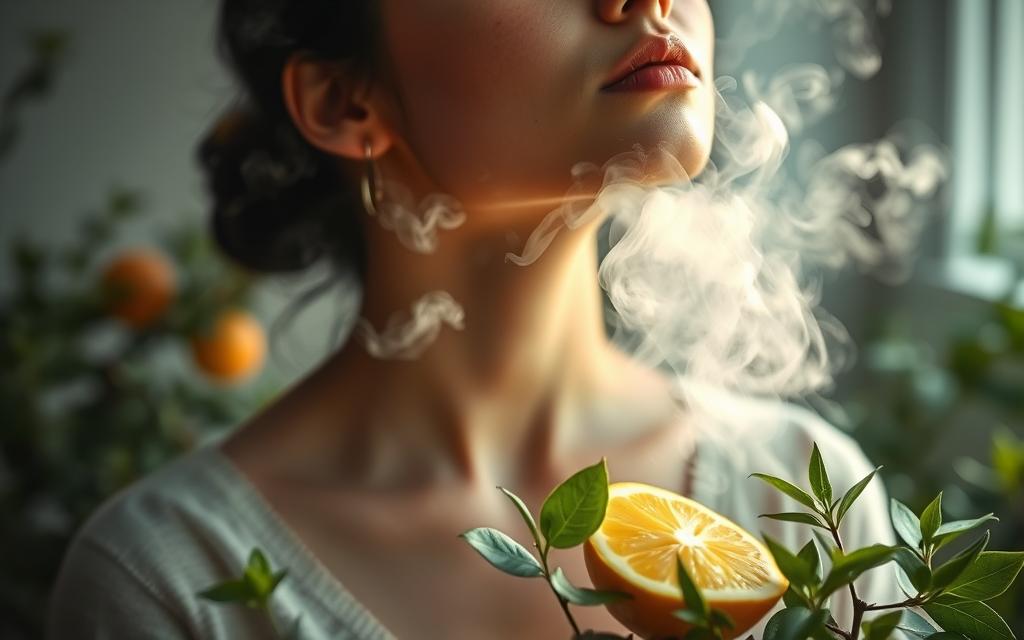 inhalation of digestive oils inhalation of digestive oils